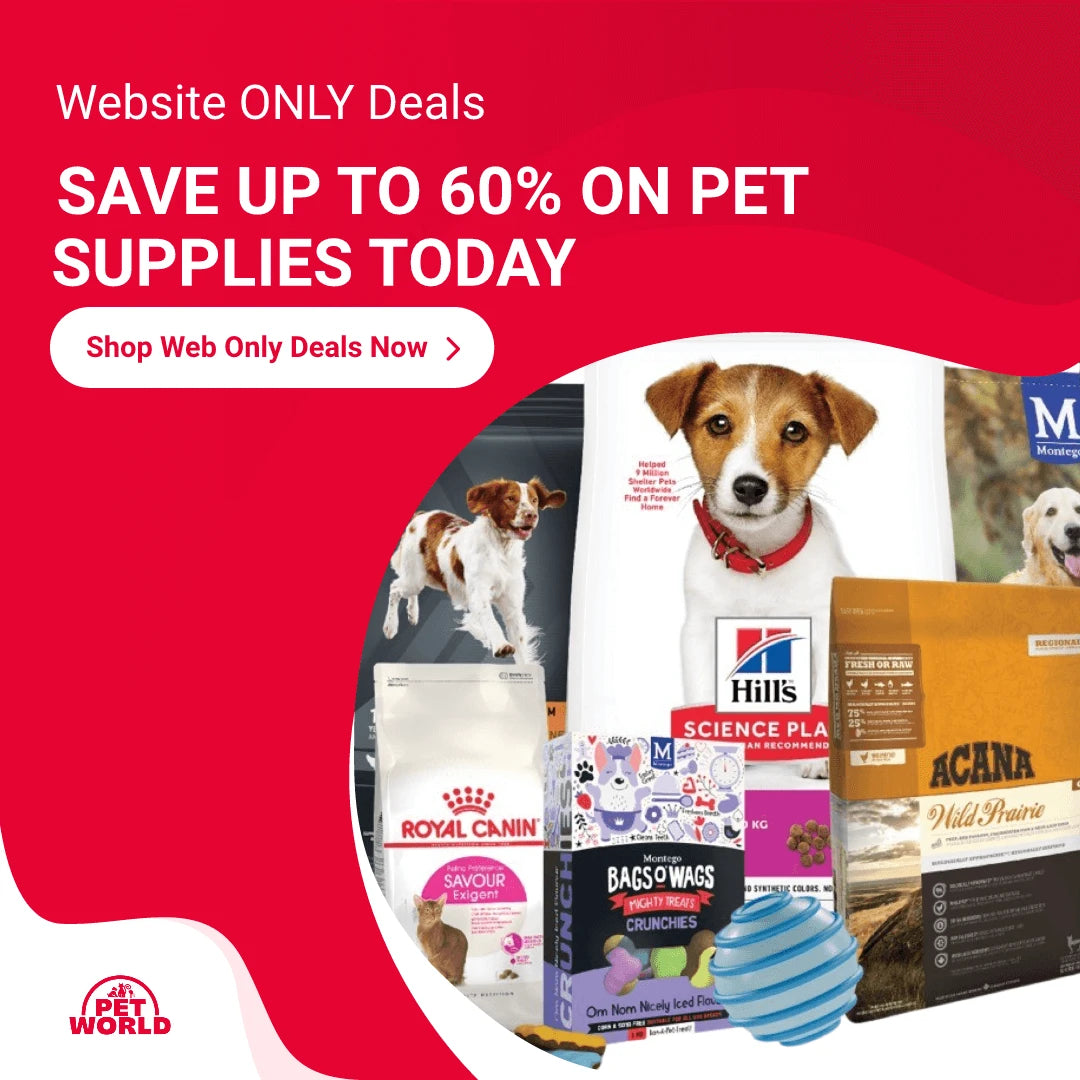 Web Only Deals Save up to 60 on Pet Supplies Petworld