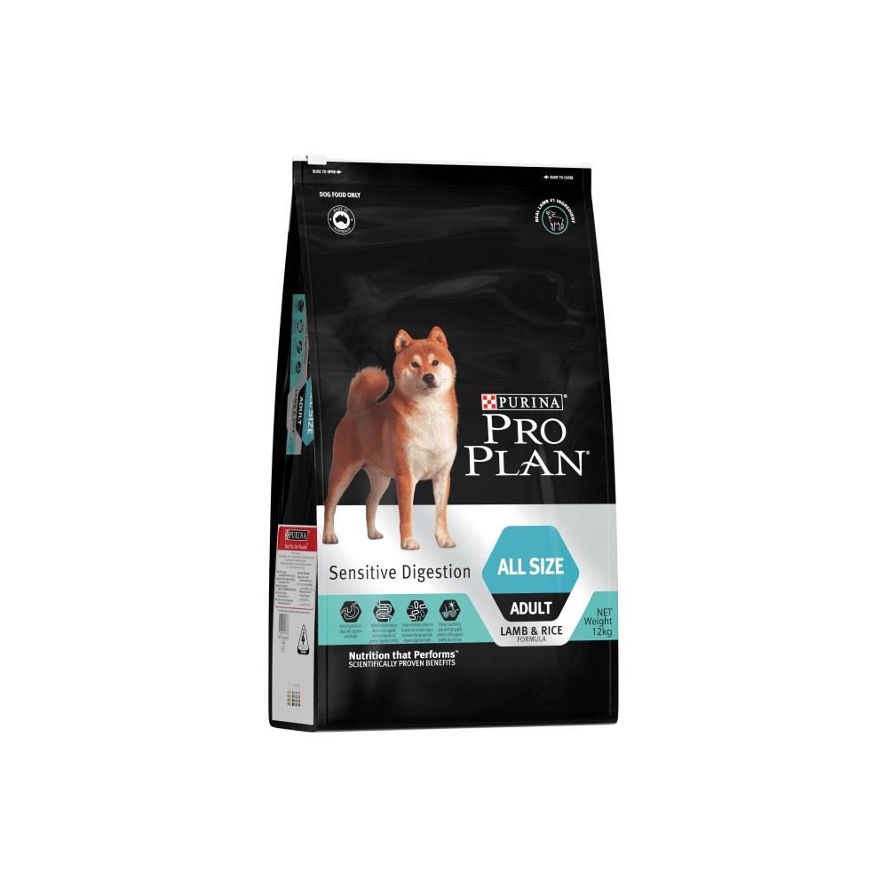 Purina Pro Plan Sensitive Digestion Adult Lamb & Rice Dry Dog Food 12kg - TO BE MERGED