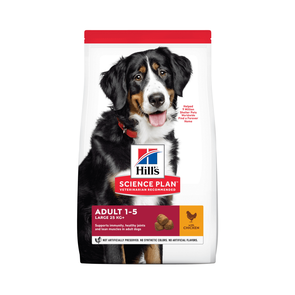 Hill's Science Plan Canine Adult Large Chicken Dry Dog Food Bonus Bag (15kg + 3kg = 18kg)
