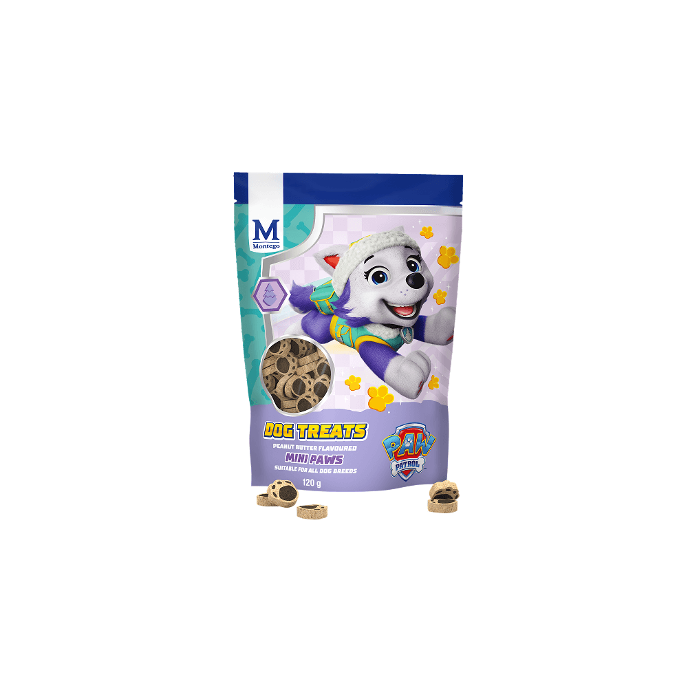 Montego Paw Patrol Peanut Butterr Mini Paws Treats 120g