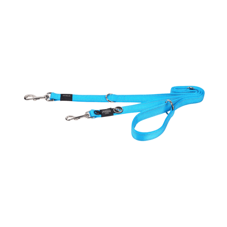 Rogz Utility Multi Lead Turquoise Reflective - Petworld