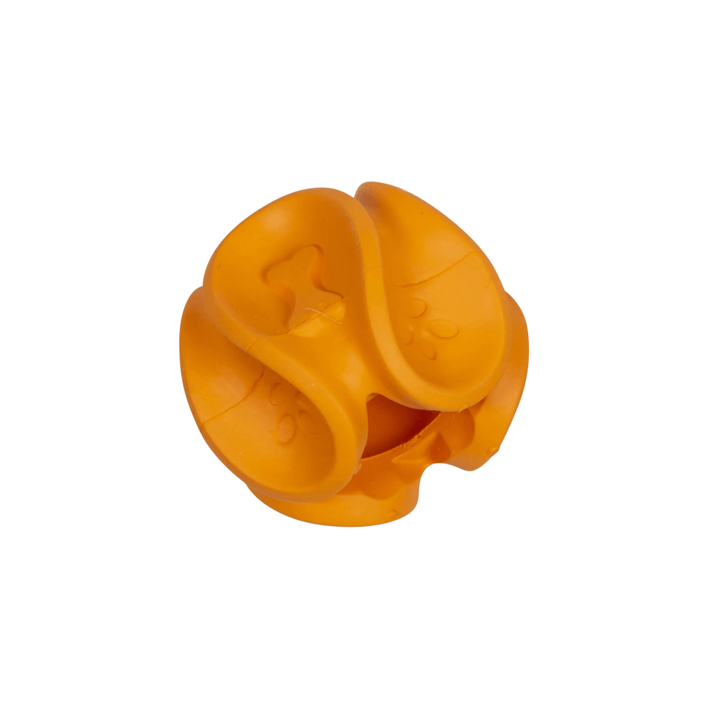 Jack & Vanilla Rubber Toys Treat Toy Orange 5.8cm