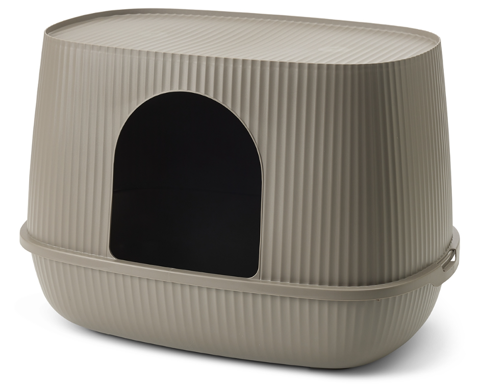 Savic Moona Cat Litter Tray Grey