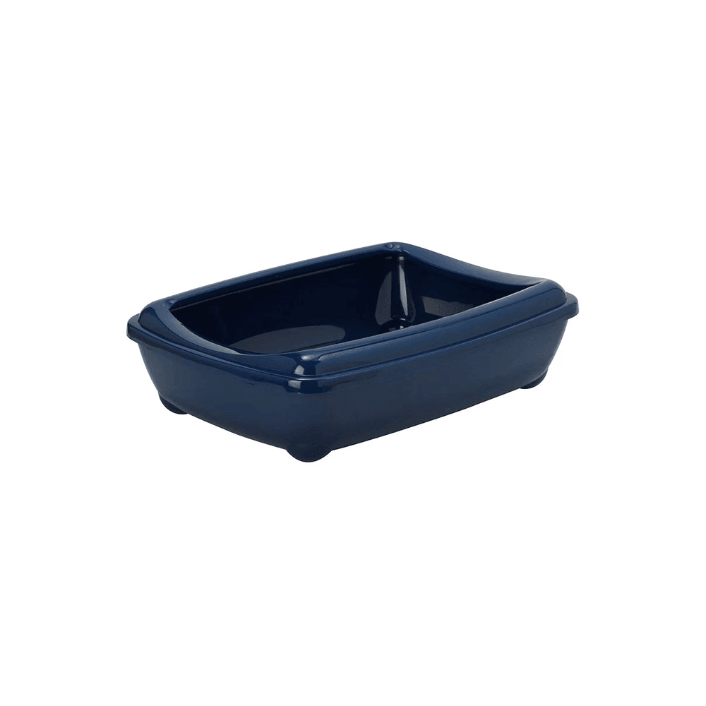 Moderna Arist-O-Tray With Rim Medium Cat Litter Tray - Blueberry - Petworld