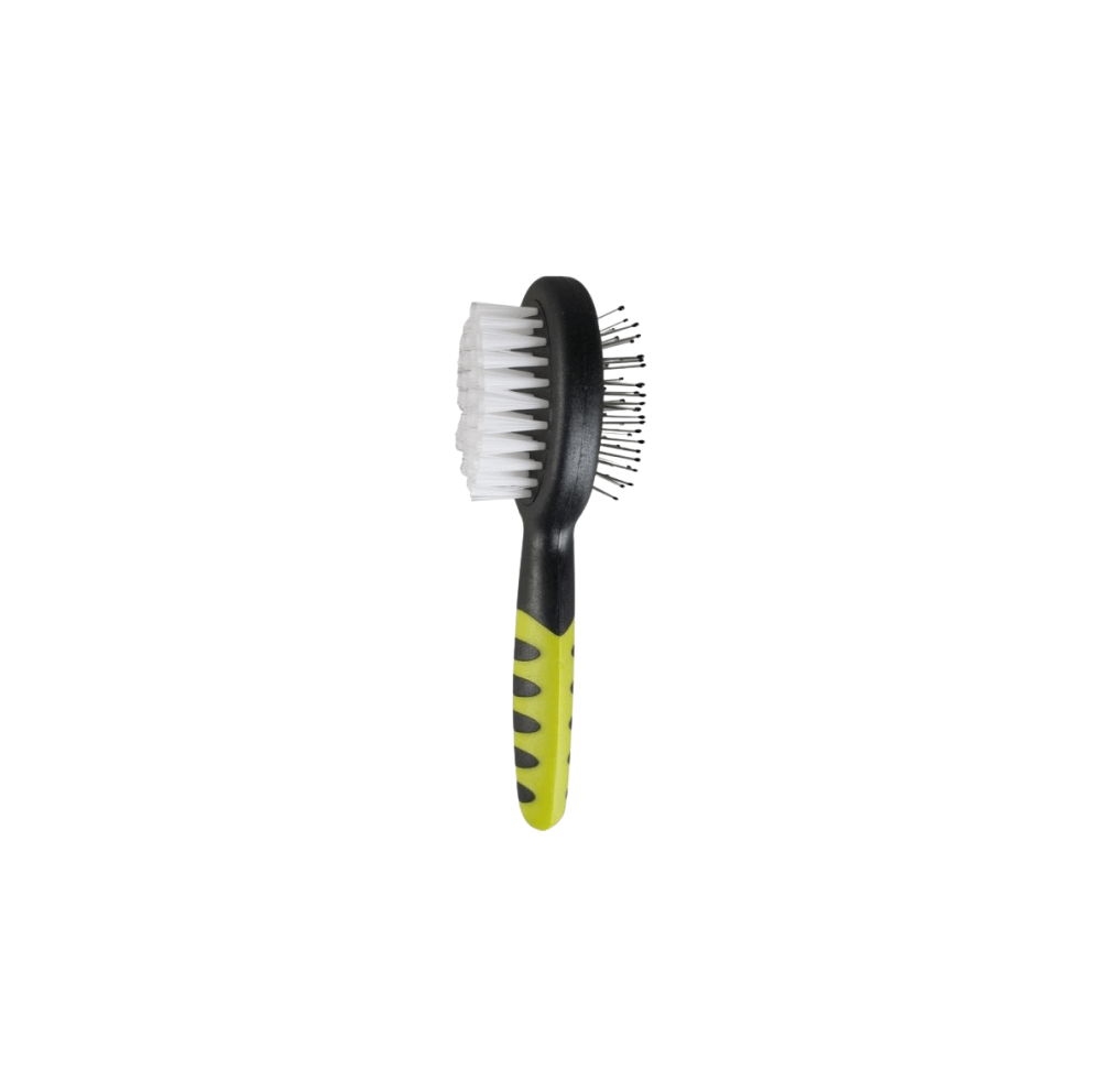 Flamingo Rodent Bristle & Pin Brush and Handle