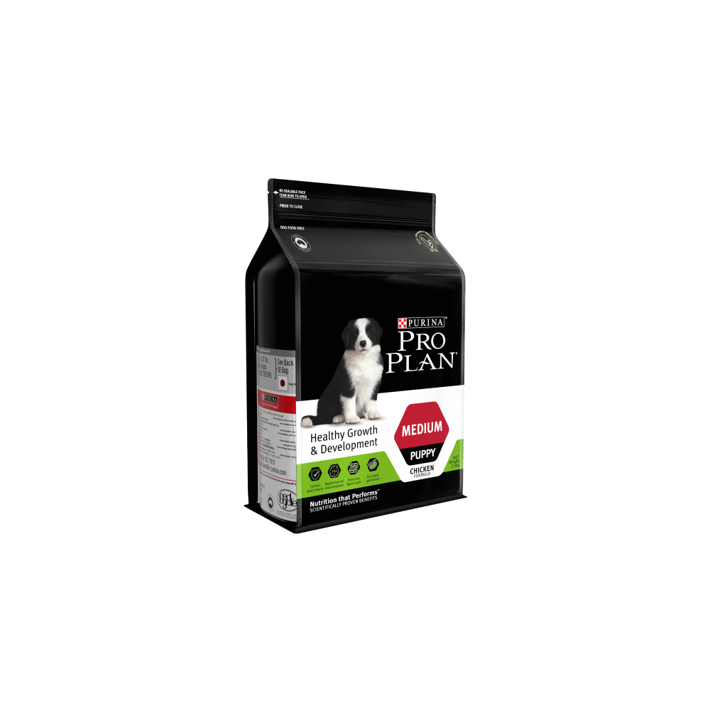 Purina Pro Plan Medium Breed Puppy Chicken Dry Dog Food 3kg