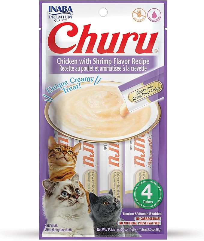 Churu Cat Chicken & Schrimp 4x14g