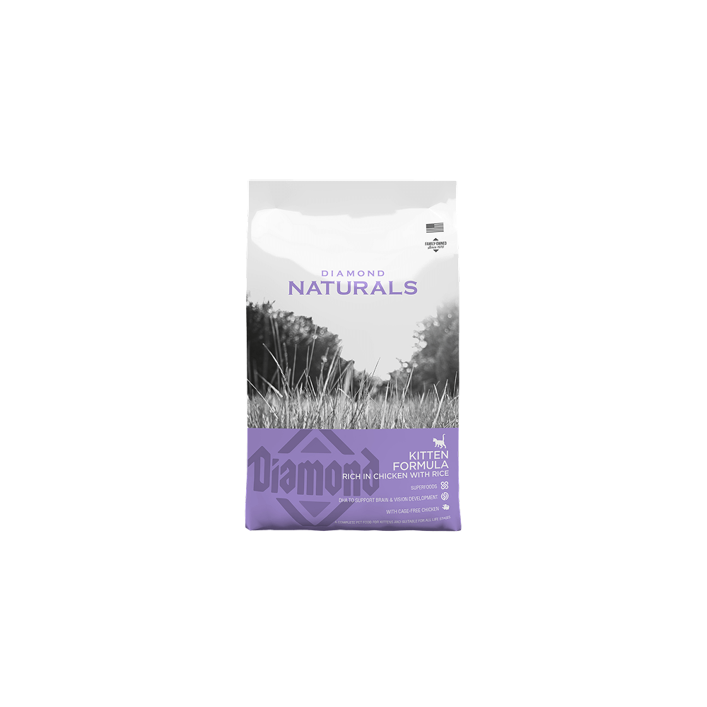 Diamond Naturals Kitten Dry Food Chicken & Rice