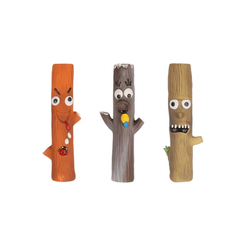 Flamingo Dog Toy Latex Wenka Branch Assortment + Display