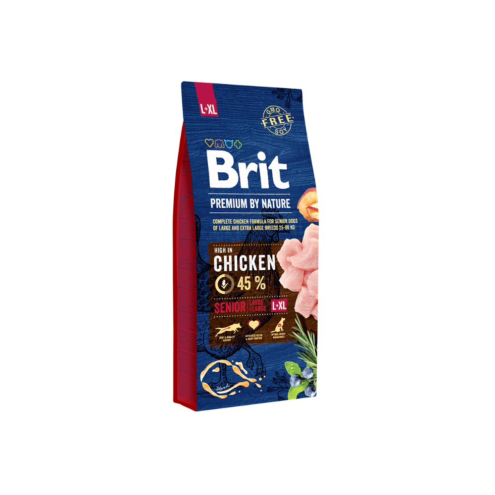 Brit Premium Dog Senior Large & X-Large Dry Dog Food 15kg