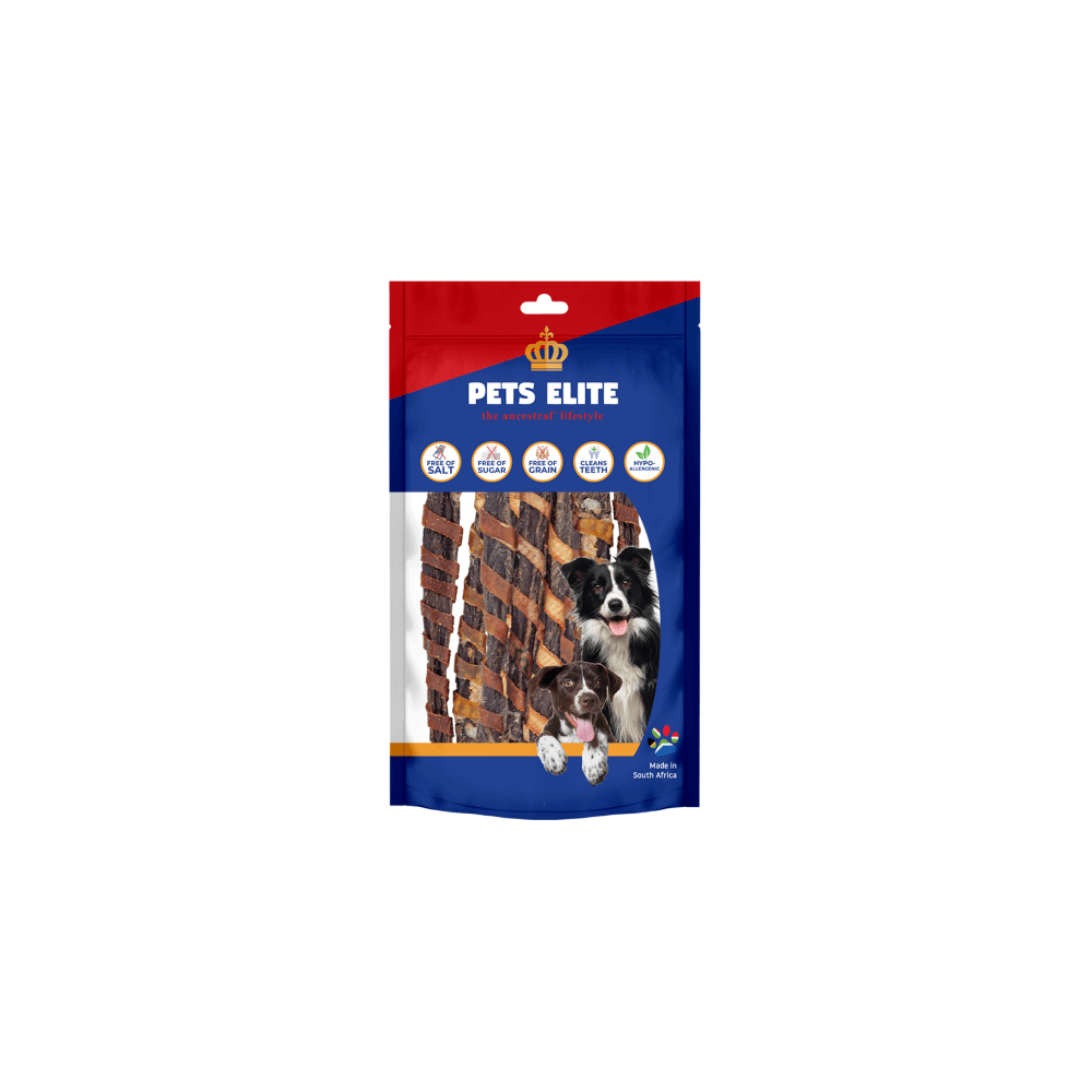 Pets Elite Tornado Stick Large Dog Treat Pack 160g