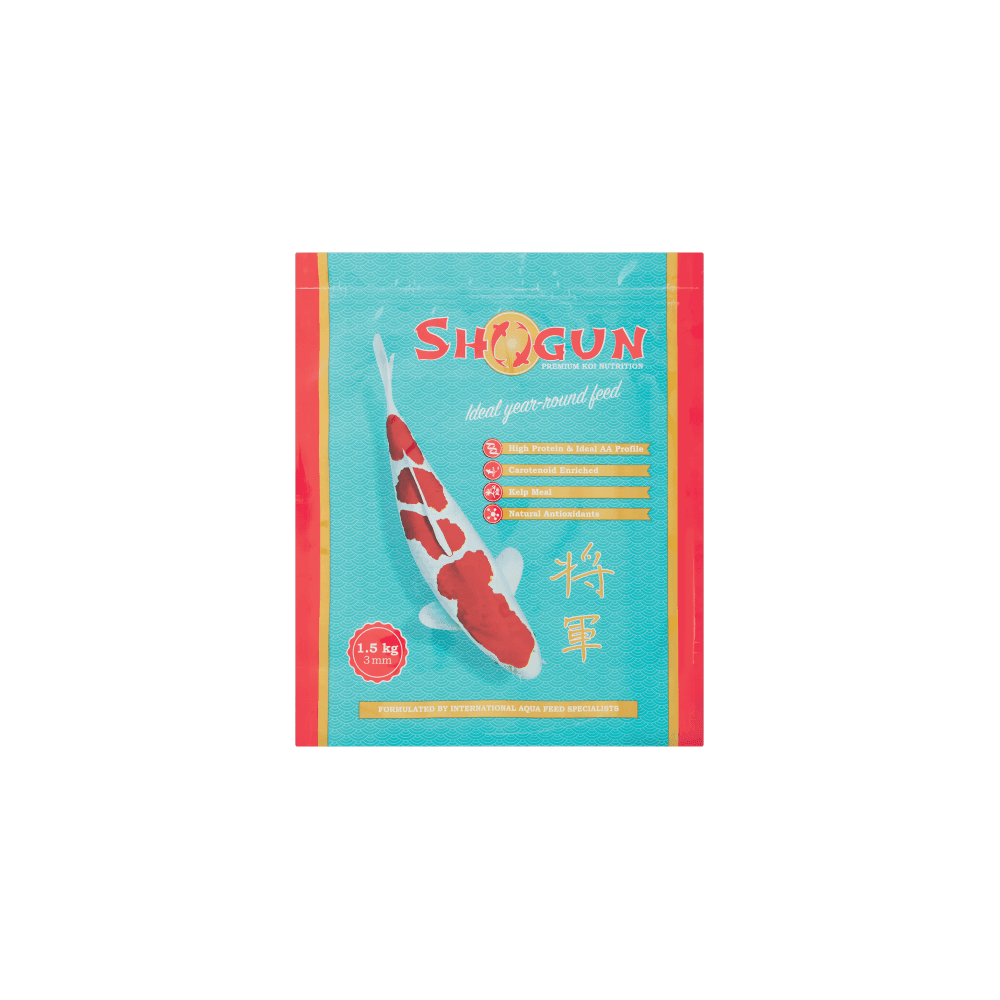 Shogun Koi Nutrition Pellets 1.5kg - Petworld