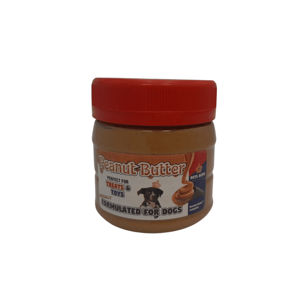 Pets Elite Peanut Butter For Dogs Dog Treat 225ml - Petworld