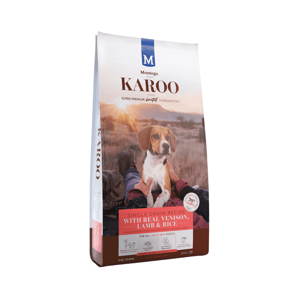 Karoo Dog Food Adult Venison & Lamb Dry Dog Food 8kg