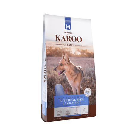 Karoo Dog Food Adult Beef & Lamb Dry Dog Food 15kg