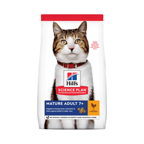Hills Science Plan Mature Adult Chicken Dry Cat Food 1,5kg