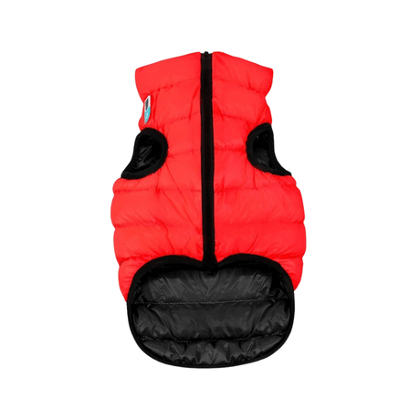 Airy Vest Dog Jacket Black  Red Medium 45cm