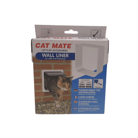 Cat Mate Cat Flap Tunnel White
