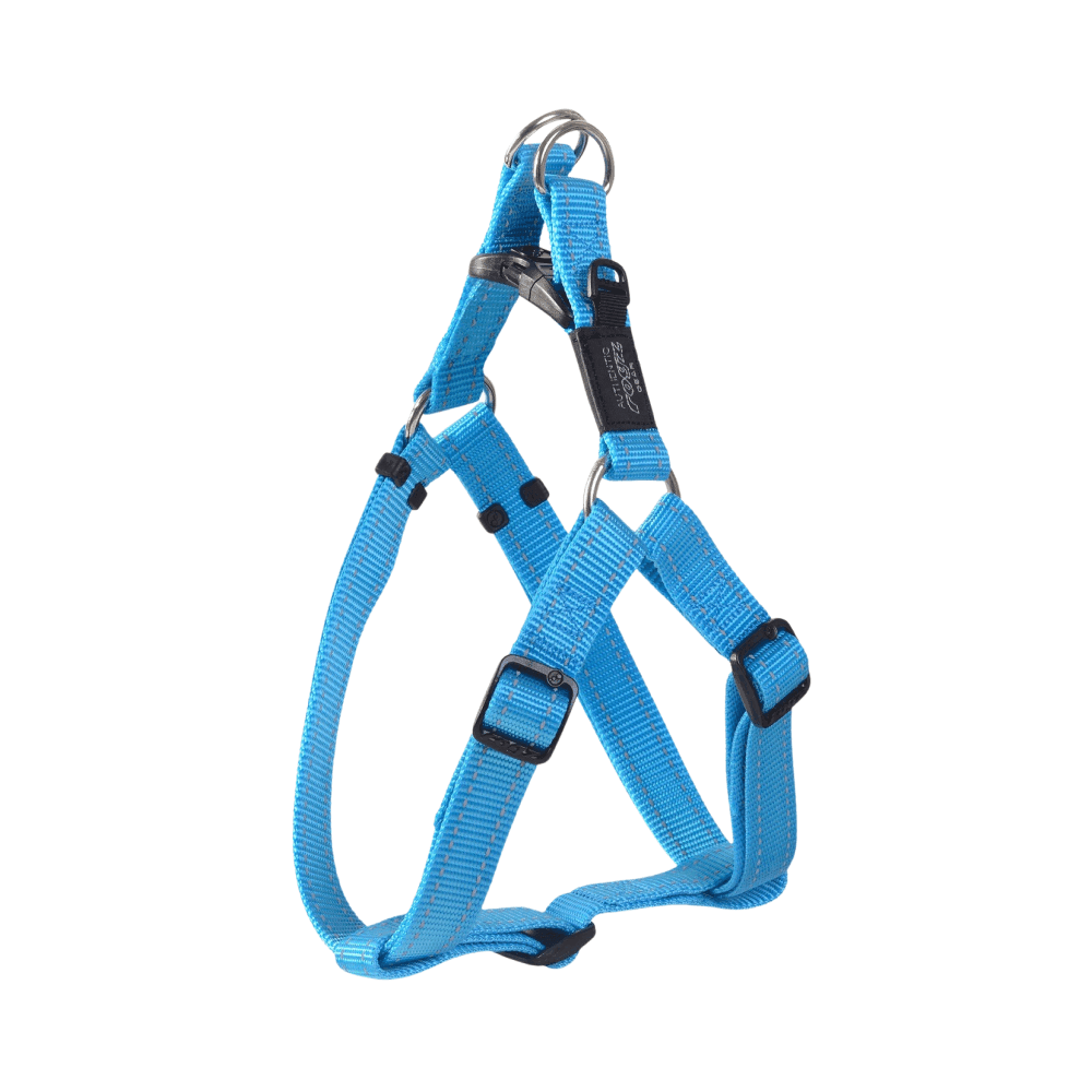Rogz Utility Step In Harness Turquoise Reflective - Petworld