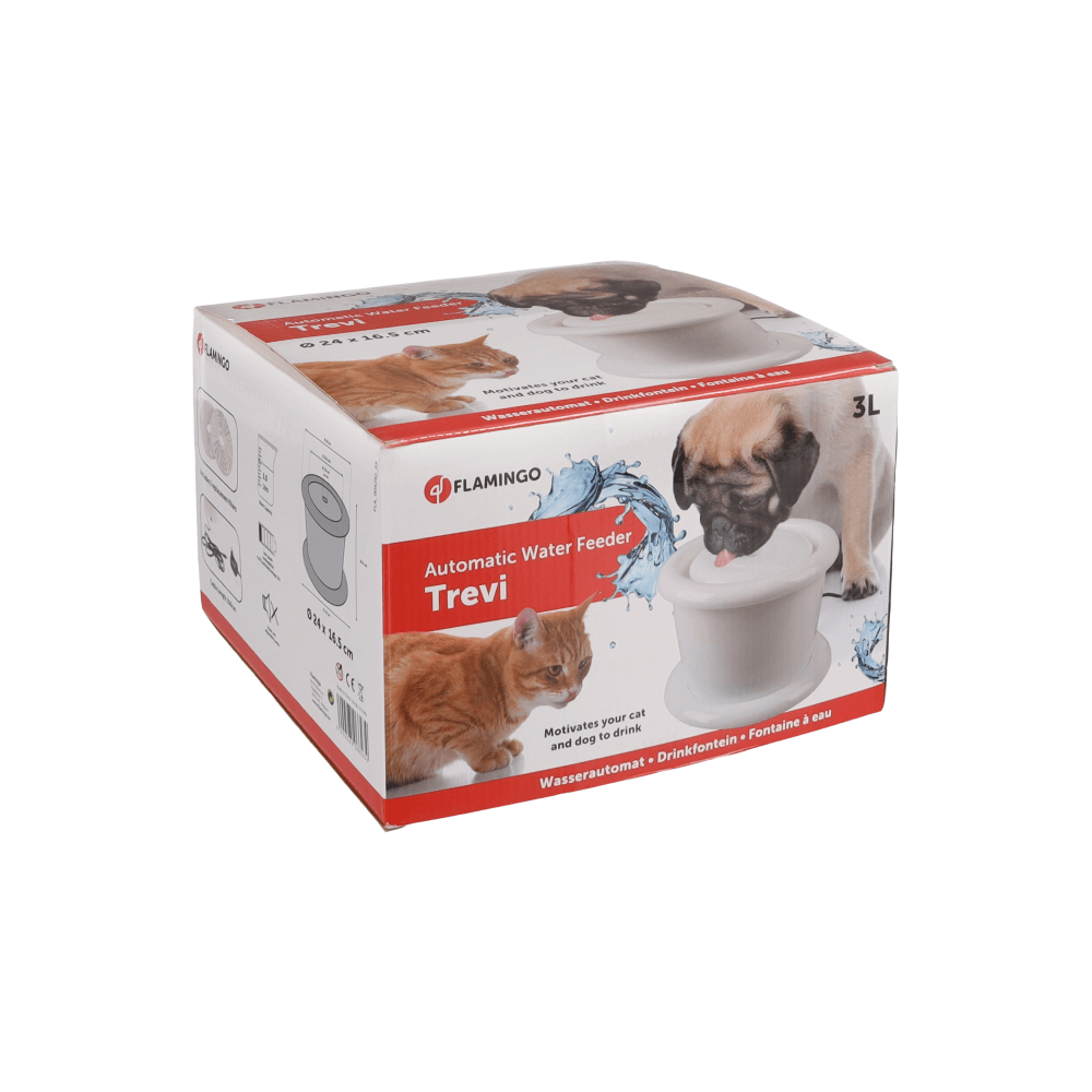 Flamingo Drinking Fountain Trevi White 3L