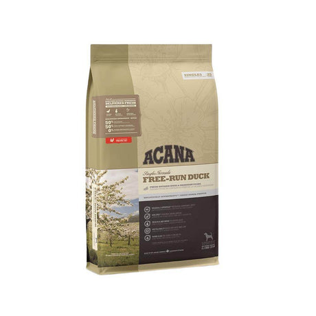 Acana Free Run Duck Recipe All Life Stages Dry Dog Food - Petworld
