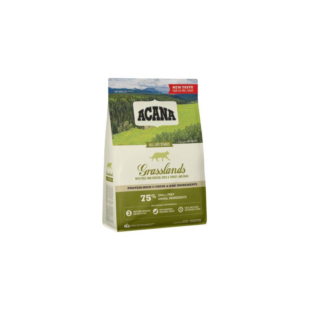 Acana Highest Protein Grasslands All Life Stages Dry Cat Food - Petworld