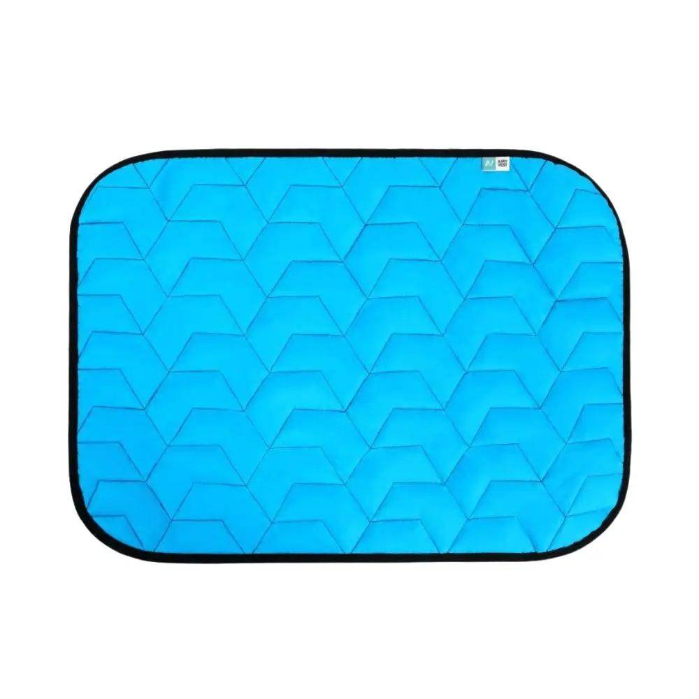 Airy Vest Dog Cushion Blanket Blue & Black - Petworld