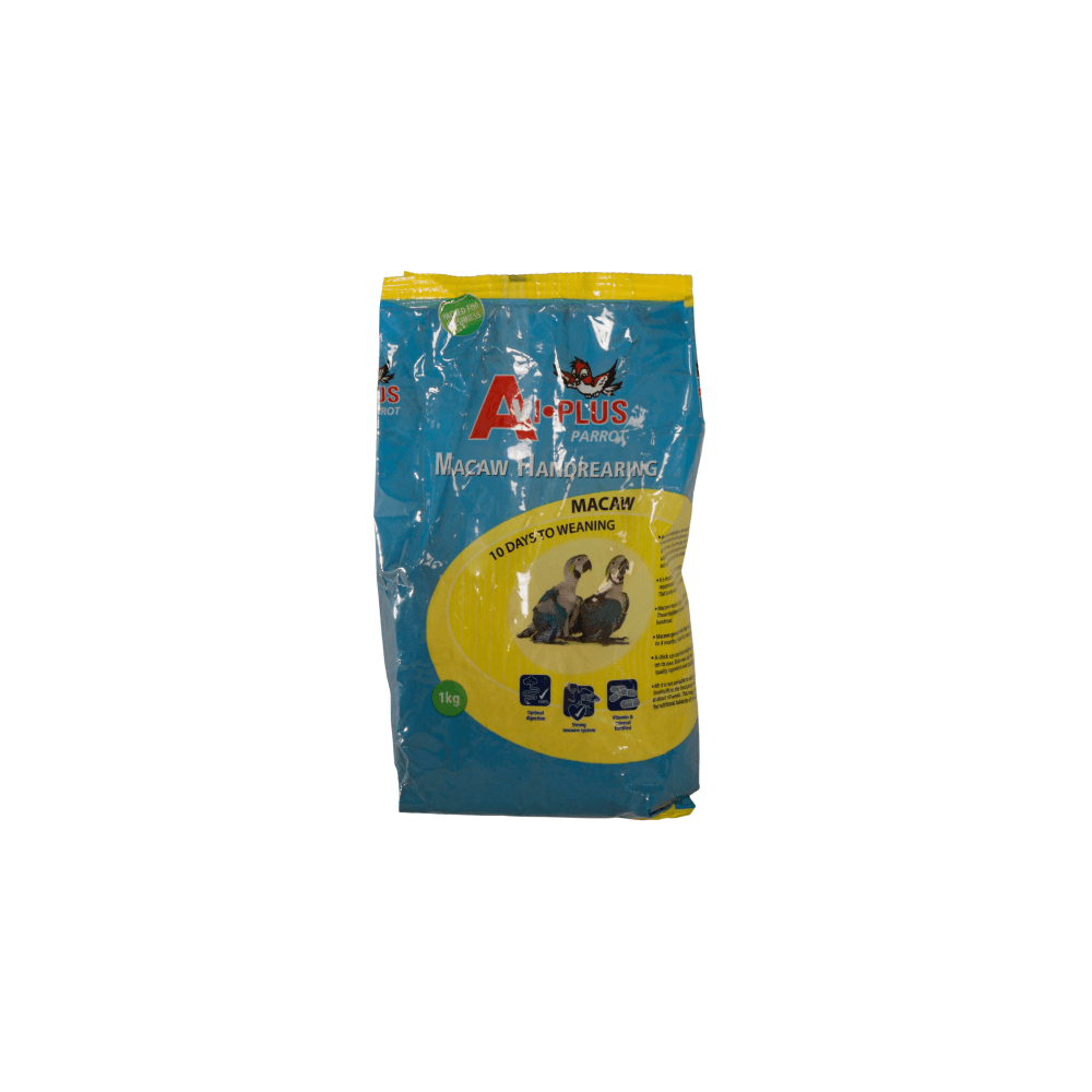 AVI Handrearing Macaw Bird Food 1kg – Petworld - Macaw Food Dispensers