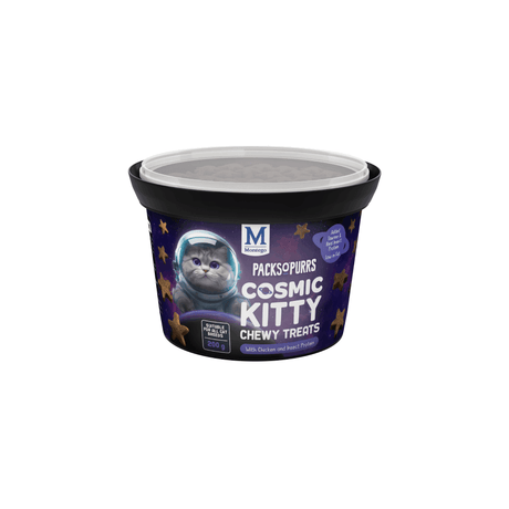 Packs O' Purrs Cosmic Kitty Chewy Chicken & Insect Protein Cat Treats - Petworld