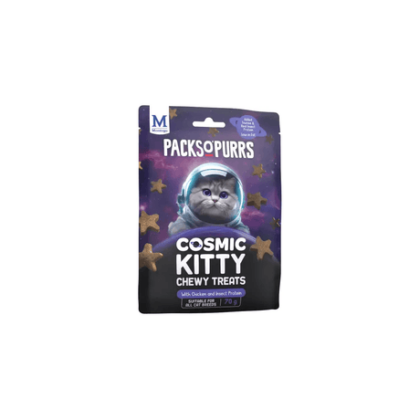 Packs O' Purrs Cosmic Kitty Chewy Chicken & Insect Protein Cat Treats - Petworld