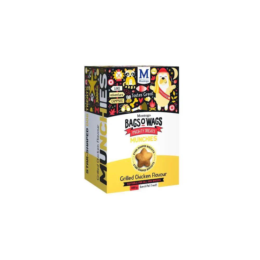 Bags O' Wags Munchies Chicken Dog Treats 350g - Petworld