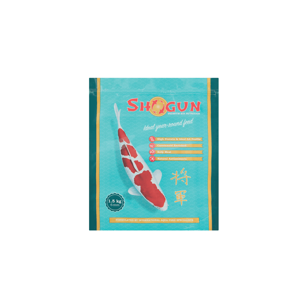 Shogun Koi Nutrition Pellets 1.5kg - Petworld