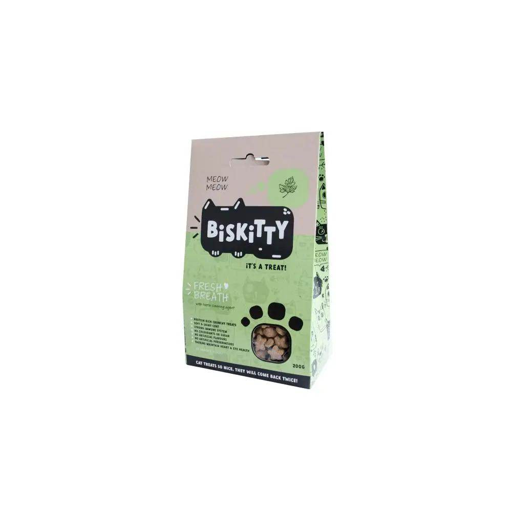 BisKitty Fresh Breath Dry Cat Treat 200g - Petworld