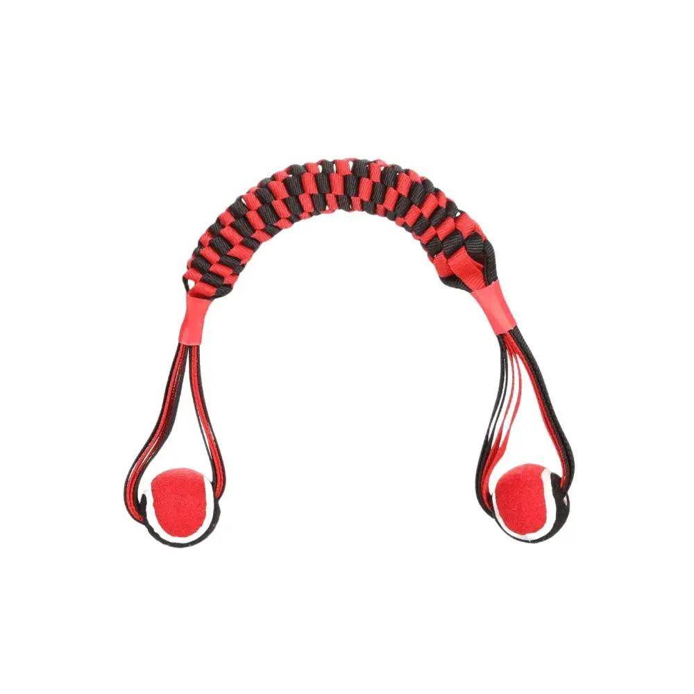 Flamingo Dog Movas Woven Stick With Tennis Ball Red/Black - Petworld