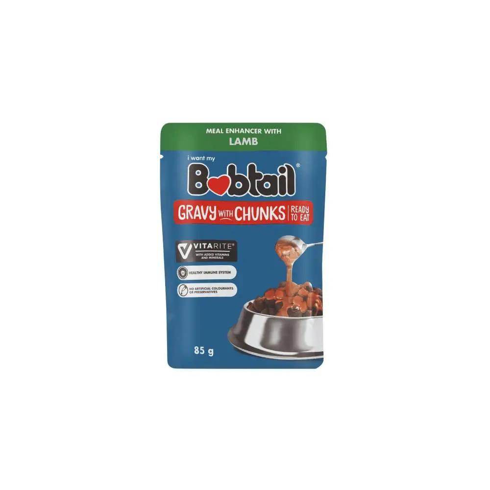 Bobtail Wet Lamb Pouches 85g - Petworld