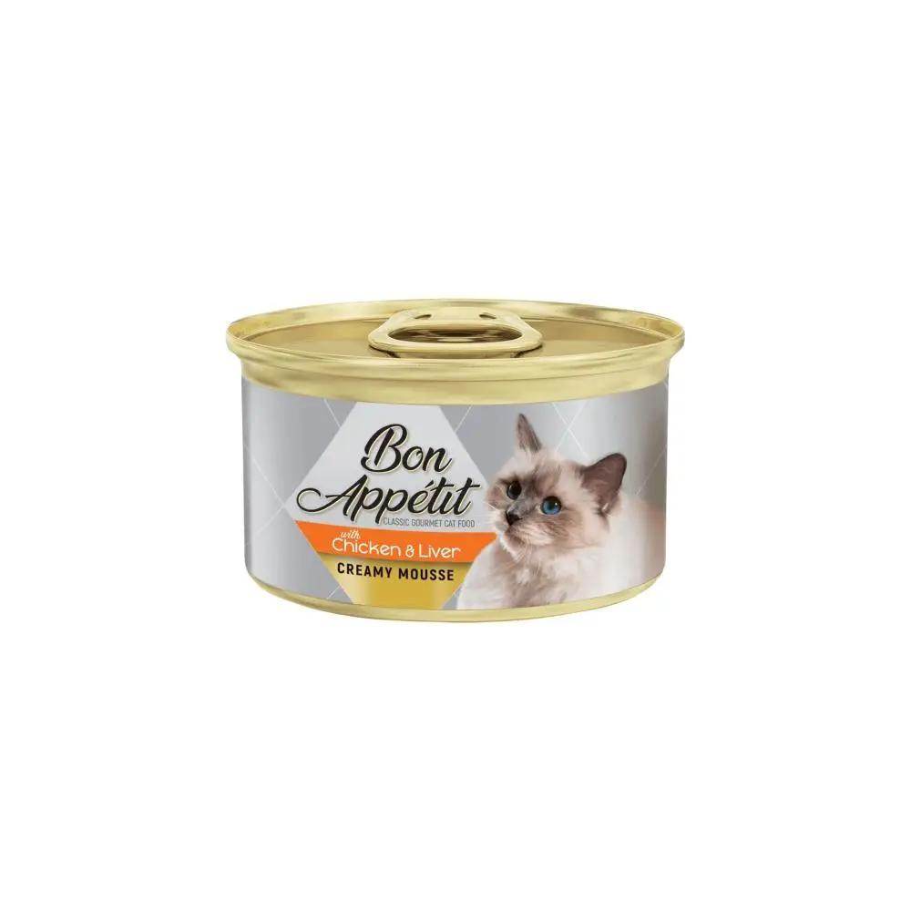 Bon Appetit Adult Cat Chicken And Liver Wet Food 85g - Petworld