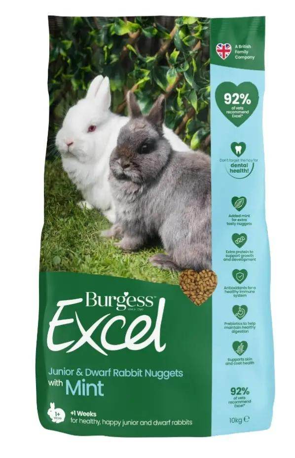 Burgess Excel Rabbit Jr & Dwarf Small Animal Food 1.5Kg - Petworld