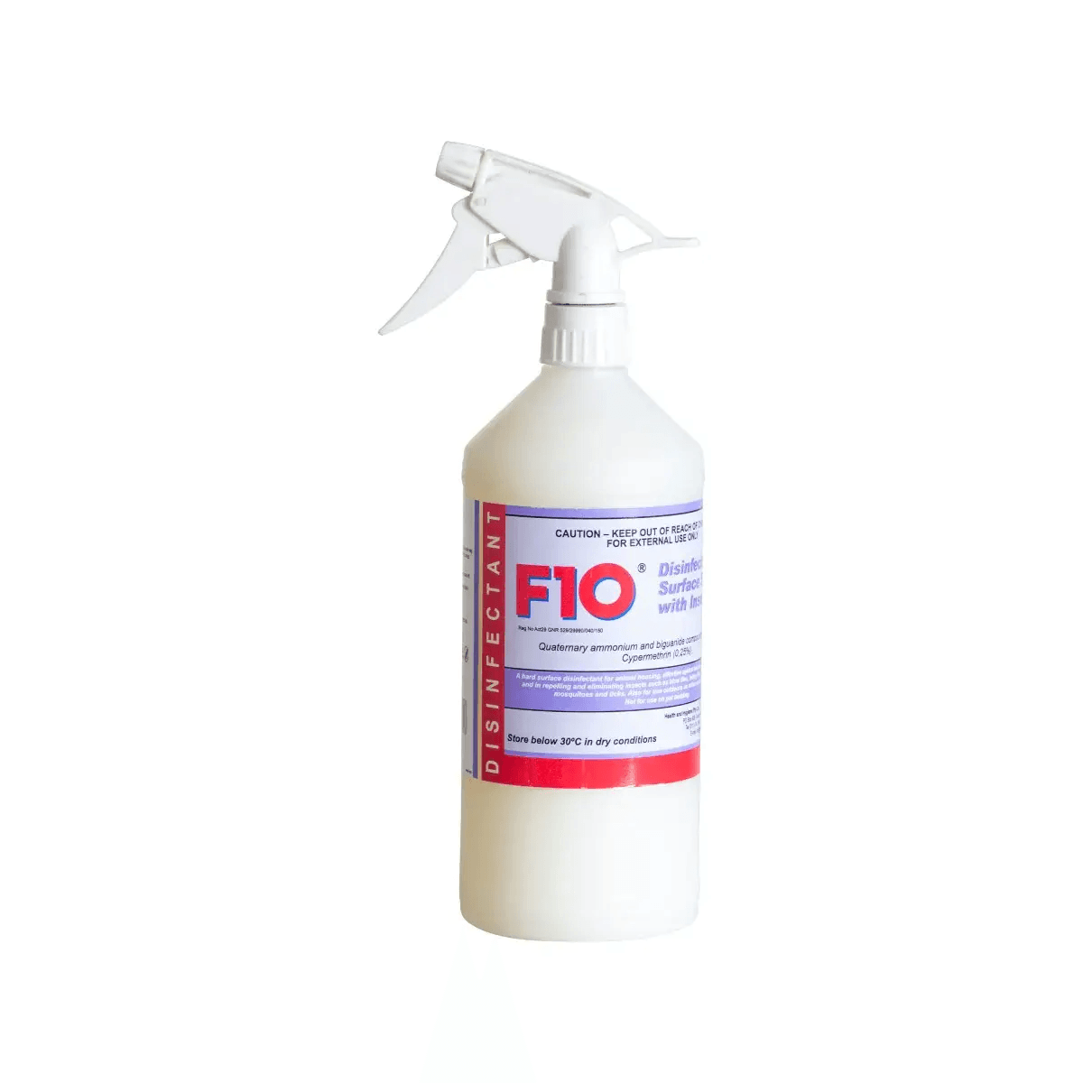 F10 Disinfectant Surface Spray with Insecticide Trigger Spray 1 Litre - Petworld