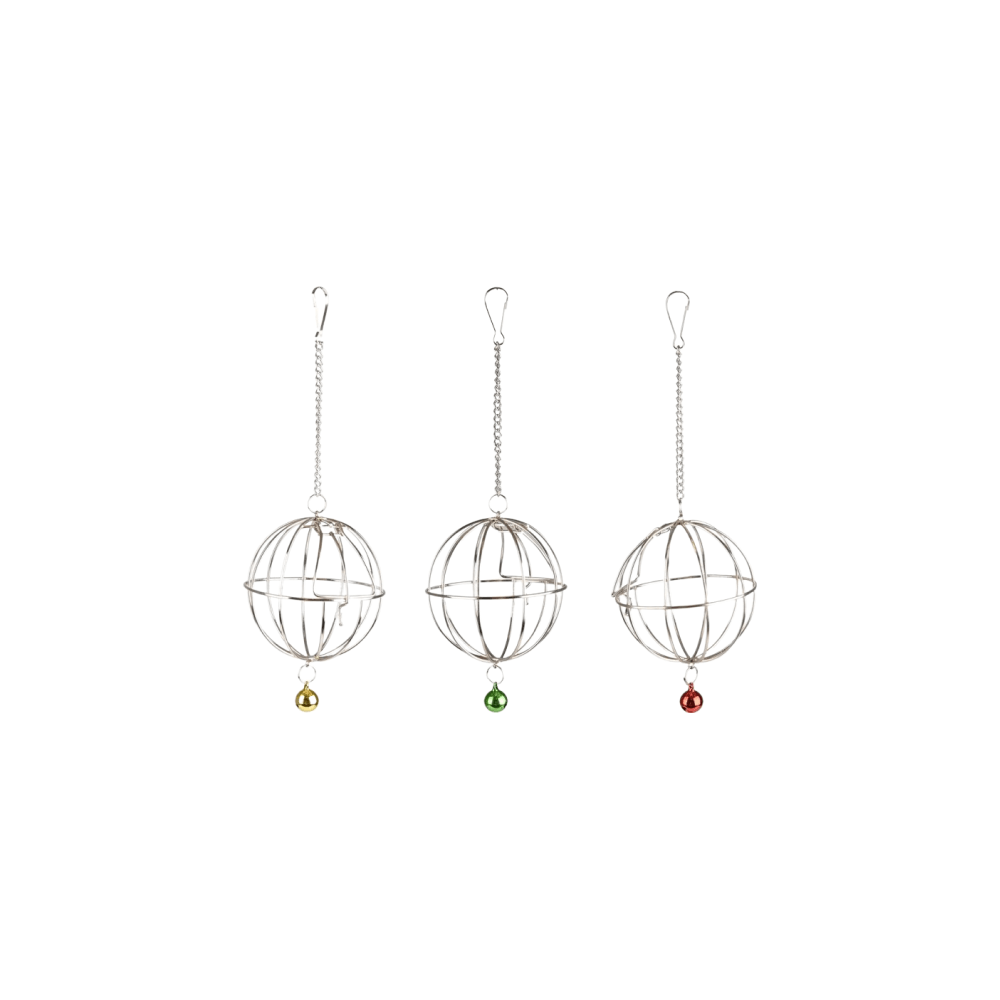 Flamingo Food Ball Lem Chrome Dia 9cm Assorted