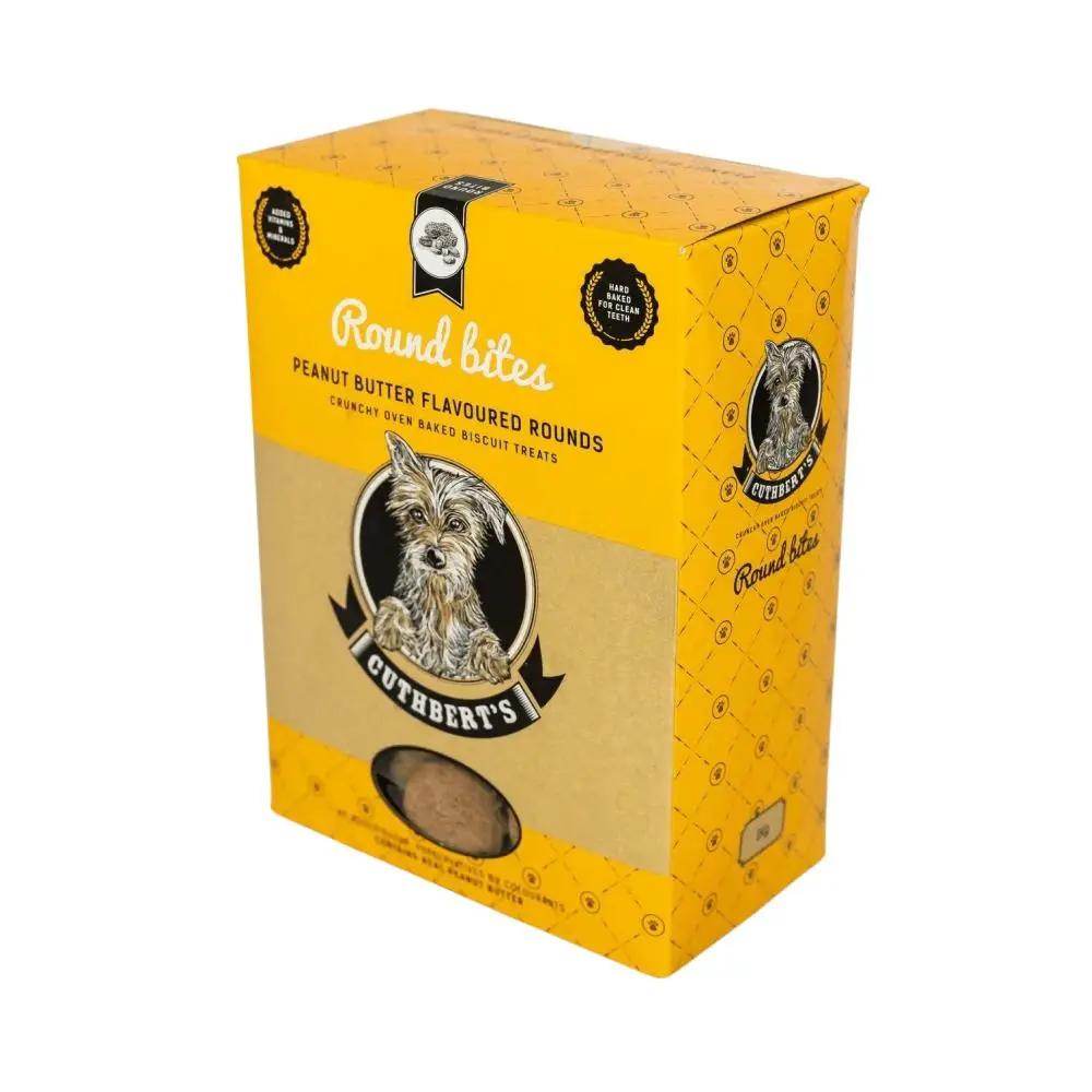 Cuthberts Peanut Butter Rounds Biscuits Dog Treats 1kg - Petworld