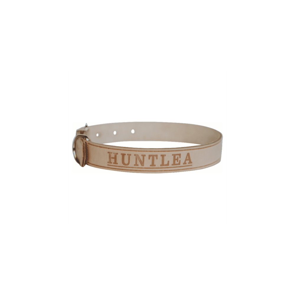 Huntlea Impala Plain Dog Collar | Natural