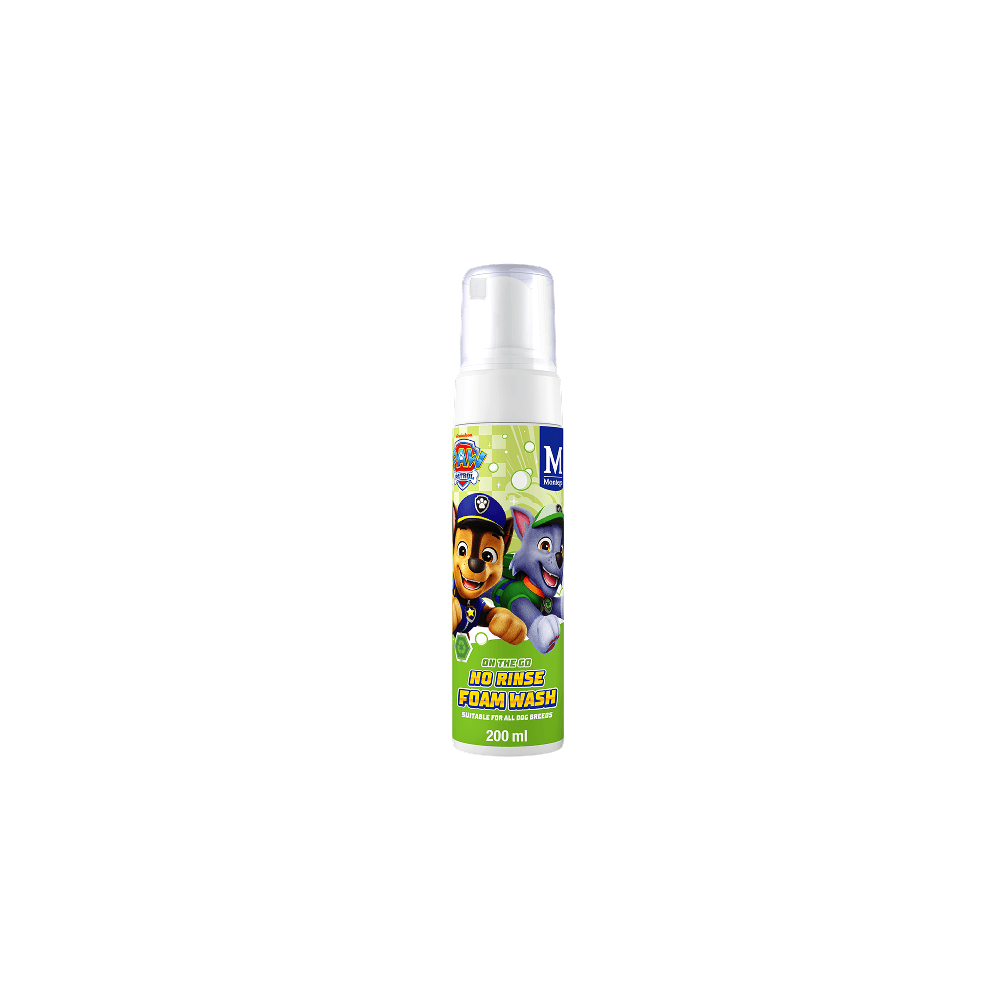 Montego Paw Patrol No-Rinse Foam Wash | Chamomile & Lavender 200ml