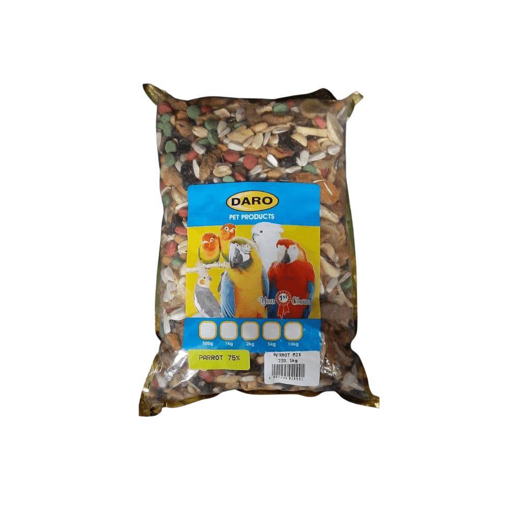 Daro Parrot 75% Lux Mix Bird Food 1kg - Petworld