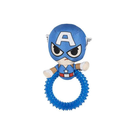 Disney Capitan America Teether Ring Dog Toy - Petworld