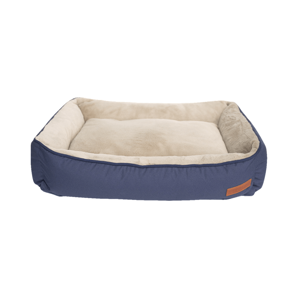 Huntlea Bolster Kuddly Bed | Pagent Blue | Lrg 900 X 700mm