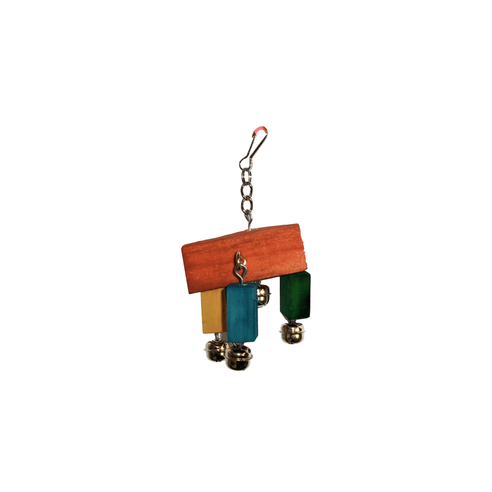 Akwa BT004R Wood & Chain Bird Toy - Petworld