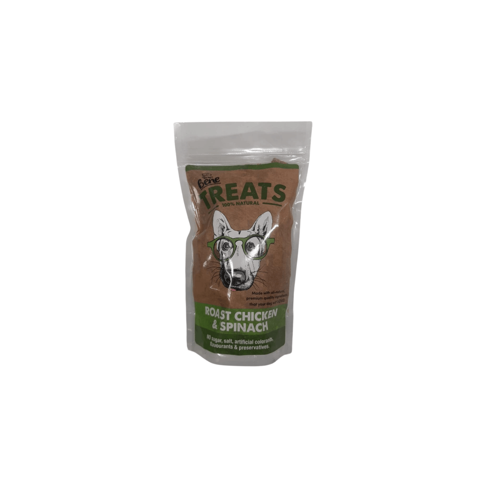 Bene Roast Chicken & Spinache Dog Treats 250g