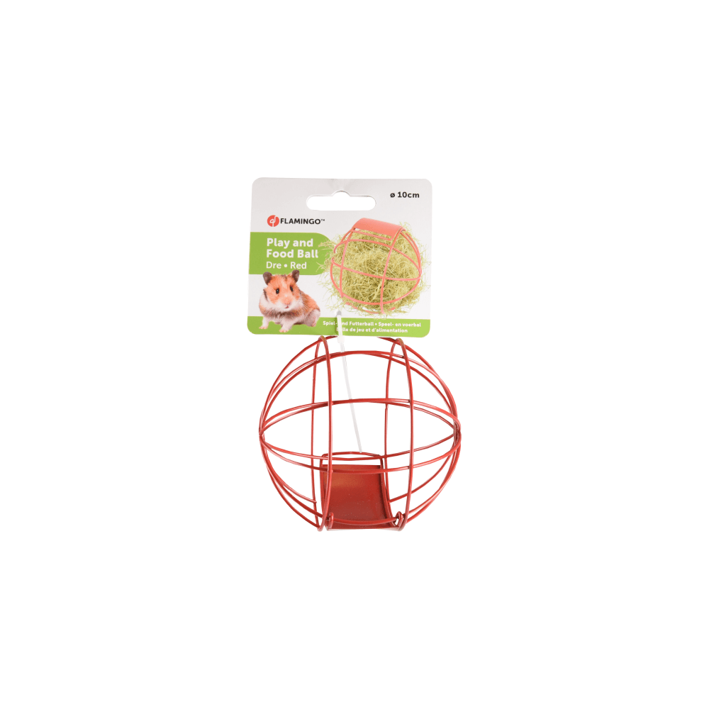 Flamingo Food Ball Dre Red 10cm