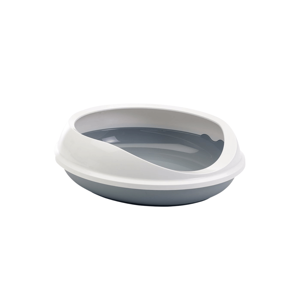Savic Figaro Cat litter Tray White/Cool Grey