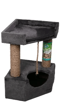 Feline Flair Clawsome Luxuary Corner Catnip Infused Cat Scratch 75cm - Petworld